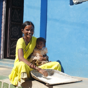 Rural women with kid 14